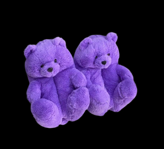 Teddy Bear Slippers | Lux Fun Footwear Series