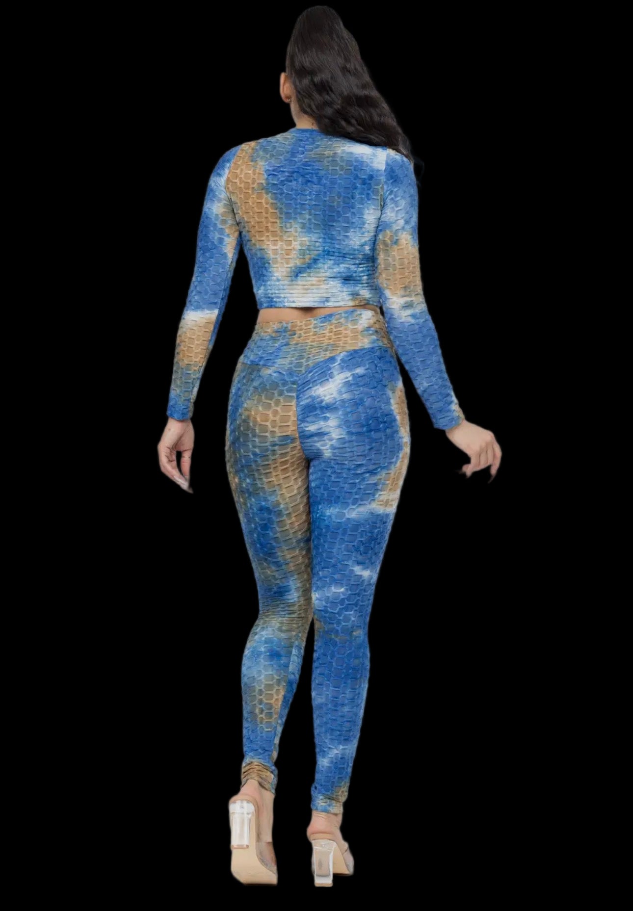 2PC Honeycomb tiedye Set