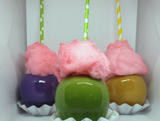 (Cotton Candy) Candy Apples