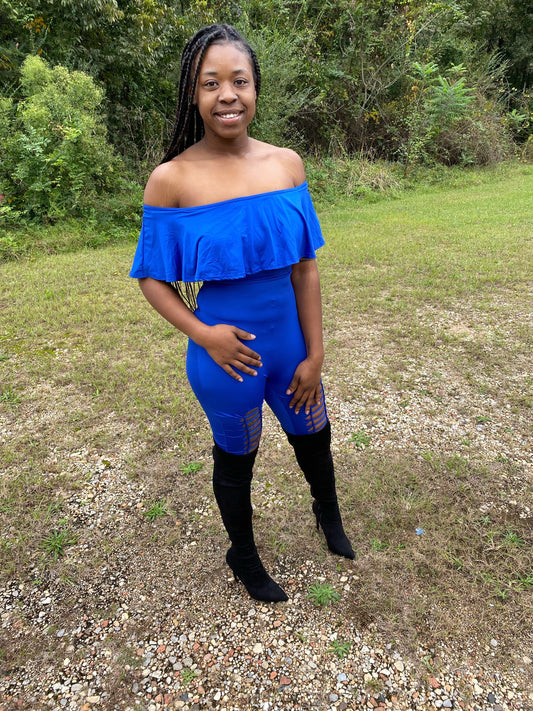 Off Shoulder Jumpsuit